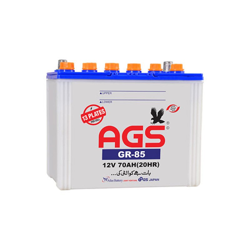 AGS GR85 12 Volts 13 Plates Lead Acid Battery
