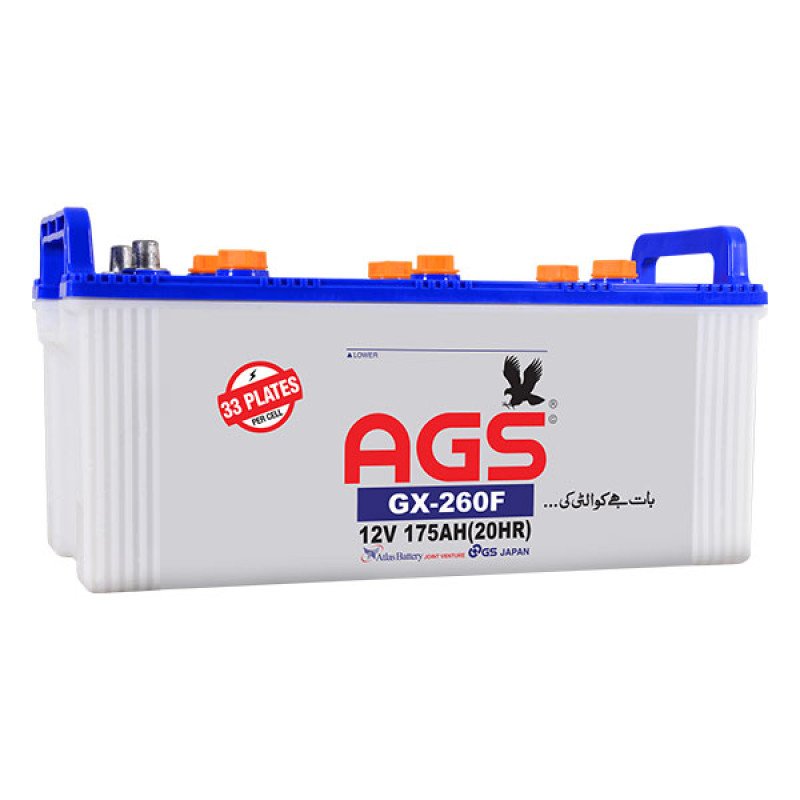 AGS GX 260F -33 plates 220 AH