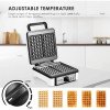 AICOOK Medium Belgian Waffle Maker Non-Stick Coating view