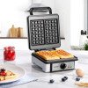 AICOOK Medium Belgian Waffle Maker Non-Stick Coating view