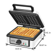 AICOOK Medium Belgian Waffle Maker Non-Stick Coating view