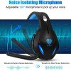 BUTFULAKE GH-2 Over-Ear Gaming Headphones with Noise Canceling Mic view