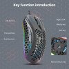 EQEOVGA lightweight gaming mouse view