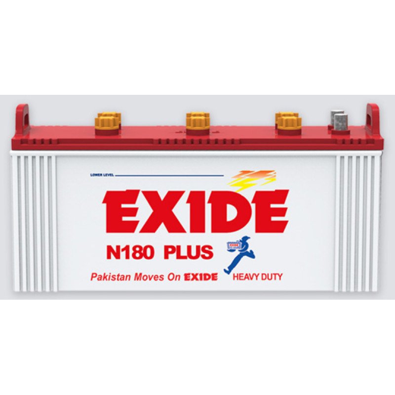 Exide N180 Plus 21 Plates 136 Ah Battery
