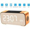 iFKOO Q8 10W Outdoor Speaker Mini Wireless Bluetooth Portable Bass USB FM TF LED Mirror Alarm Car PC Phone Music Subwoofer view
