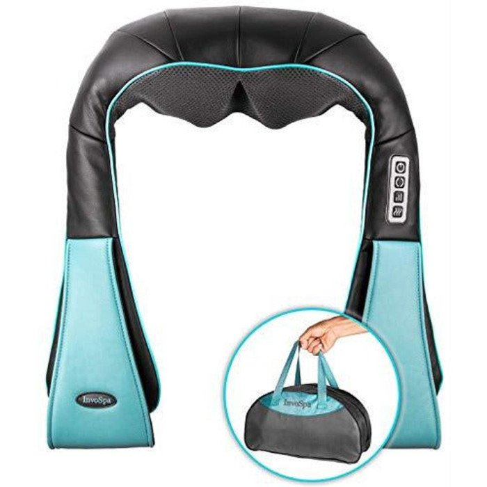 InvoSpa Deep Tissue 3D Kneading Pillow Massager for Neck