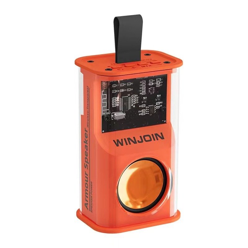K08 Portable Transparent Bluetooth Speaker - Orange view 1