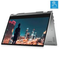 Dell Inspiron 14 5406 2-in-1 Laptop 11th Gen Intel Core i5 1135G7, 8GB, 512GB SSD, 14 FHD Touchscreen, W10, Silver, Dell Essential Backpack, Dell Active Pen, FingerPrint Reader 