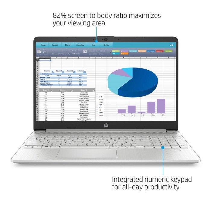 HP 15-DY1091WM Laptop - 10th Gen Ci3 1005G1, 8GB, 256GB SSD, Windows 10