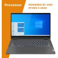 Lenovo IdeaPad Flex 5 14ARE05 2-in-1 Laptop - AMD Ryzen 5 4500U, 16GB, 256GB SSD, 14 FHD IPS Touchscreen x360, AMD Radeon Graphics, Backlit KB, Windows 10, Graphite Grey