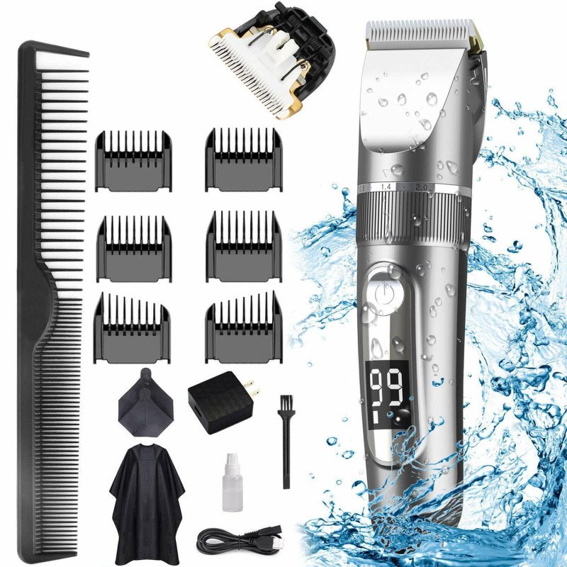 POLENTAT Professional Rechargeable Hair Clippers Trimmer view 1
