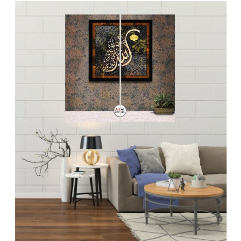 Wall Frames 2 Pieces Set Canvas – Digitally Printed Wall Canvas F-111 view 1