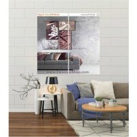 Wall Frames 2 Pieces Set Canvas – Digitally Printed Wall Canvas F-131