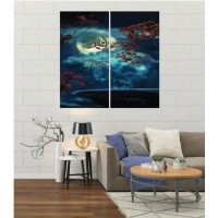 Wall Frames 2 Pieces Set Canvas – Digitally Printed Wall Canvas F-137