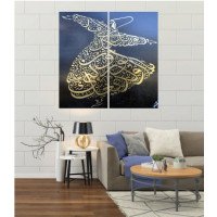 Wall Frames 2 Pieces Set Canvas – Digitally Printed Wall Canvas F-186