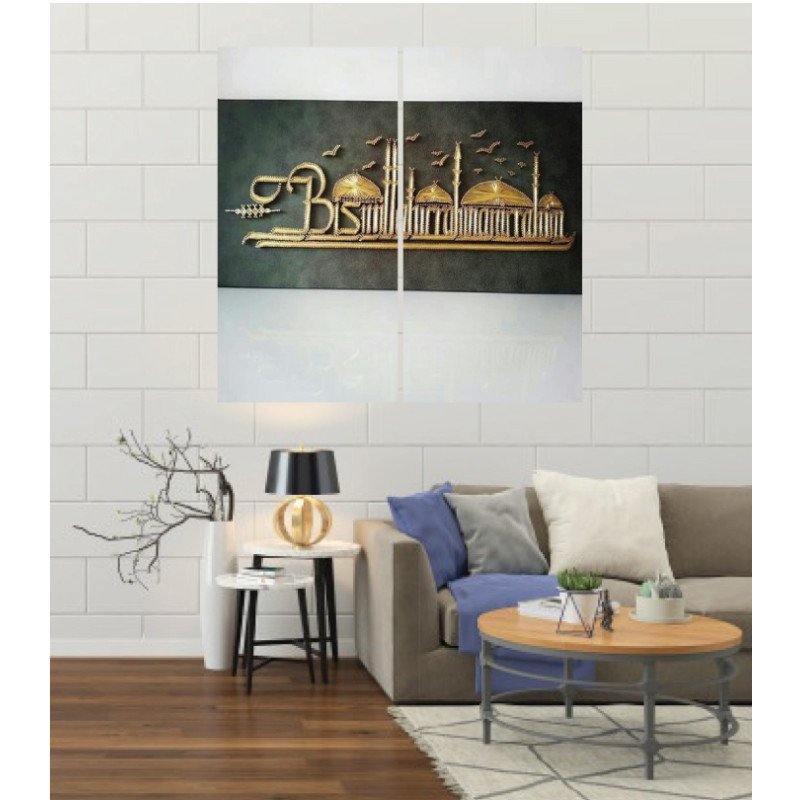 Wall Frames 2 Pieces Set Canvas – Digitally Printed Wall Canvas F-22 view 1