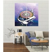 Wall Frames 2 Pieces Set Canvas – Digitally Printed Wall Canvas F-23