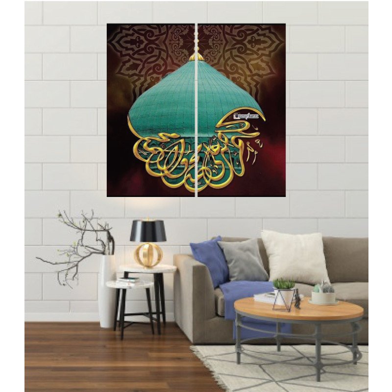 Wall Frames 2 Pieces Set Canvas – Digitally Printed Wall Canvas F-35 view 1