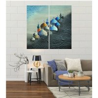 Wall Frames 2 Pieces Set Canvas – Digitally Printed Wall Canvas F-56