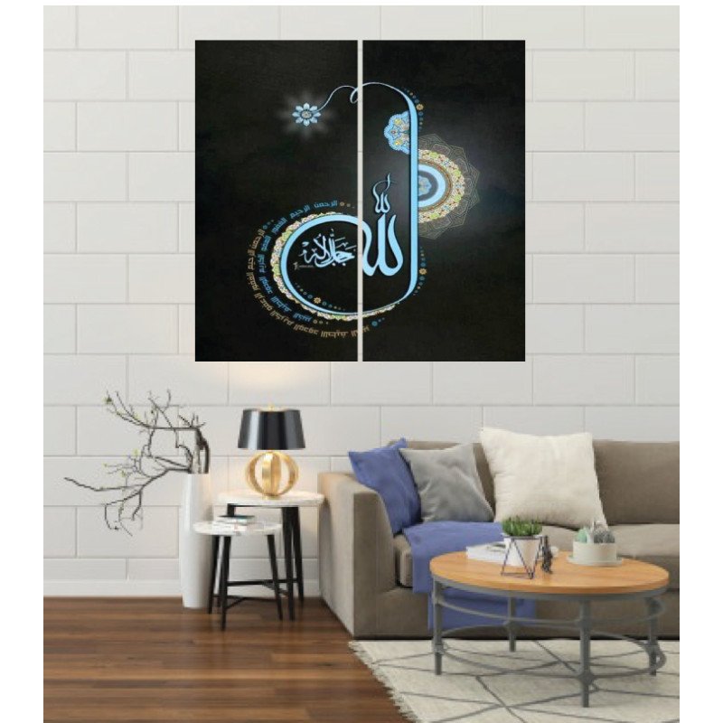 Wall Frames 2 Pieces Set Canvas – Digitally Printed Wall Canvas F-60 view 1