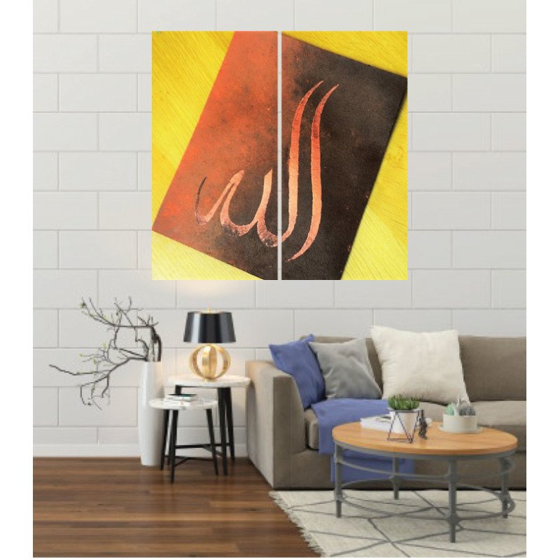 Wall Frames 2 Pieces Set Canvas – Digitally Printed Wall Canvas F-95 view 1