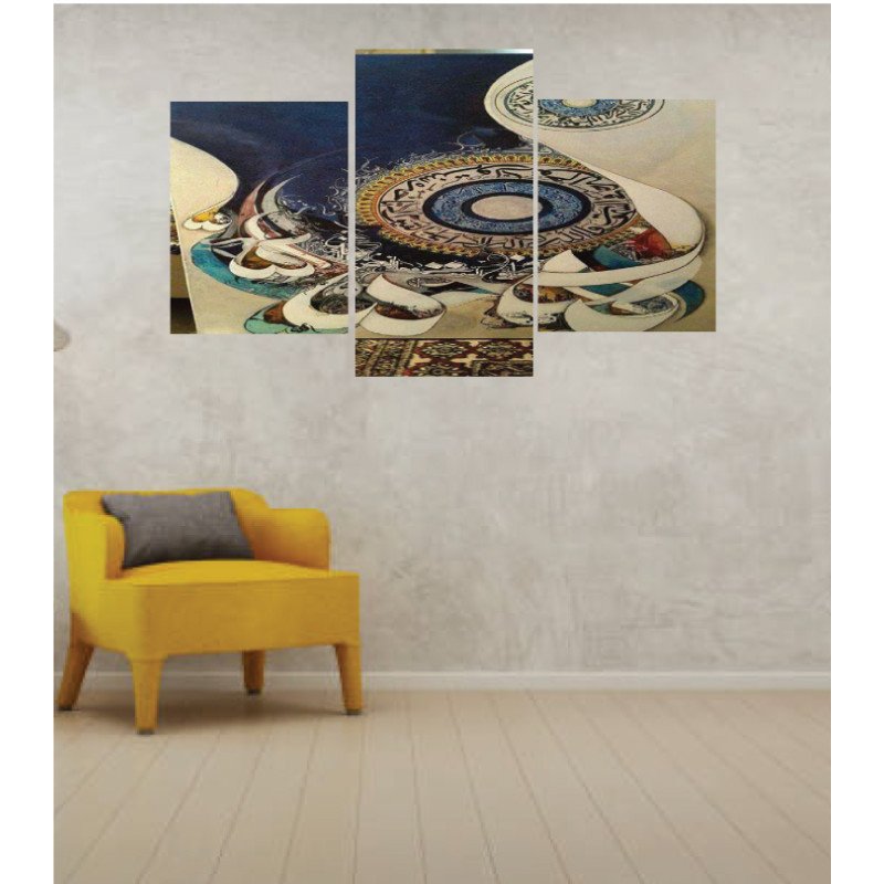 Wall Frames 3 Pieces Set Canvas – Digitally Printed Wall Canvas TI-67 view 1