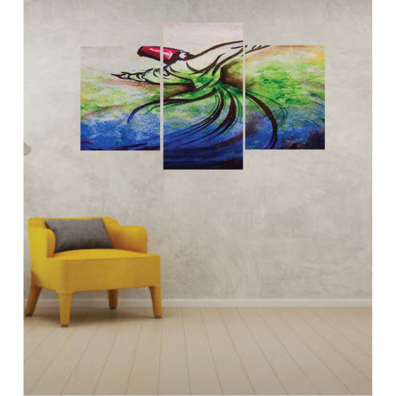 Wall Frames 3 Pieces Set Canvas – Digitally Printed Wall Canvas TI-116 view 1