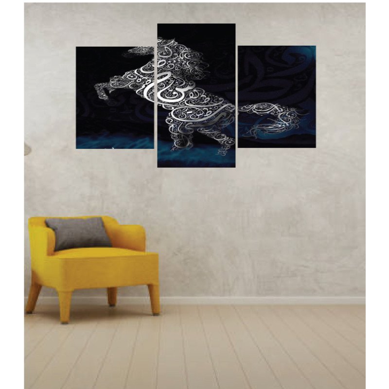 Wall Frames 3 Pieces Set Canvas – Digitally Printed Wall Canvas TI-44 view 1