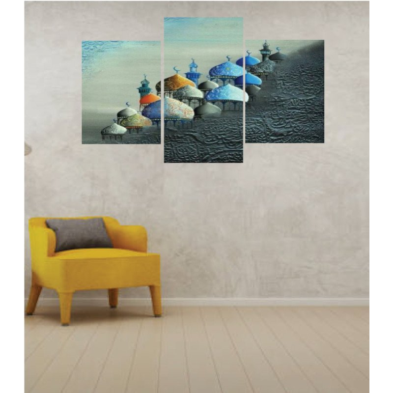 Wall Frames 3 Pieces Set Canvas – Digitally Printed Wall Canvas TI-56 view 1