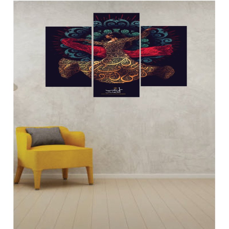 Wall Frames 3 Pieces Set Canvas – Digitally Printed Wall Canvas TI-66 view 1