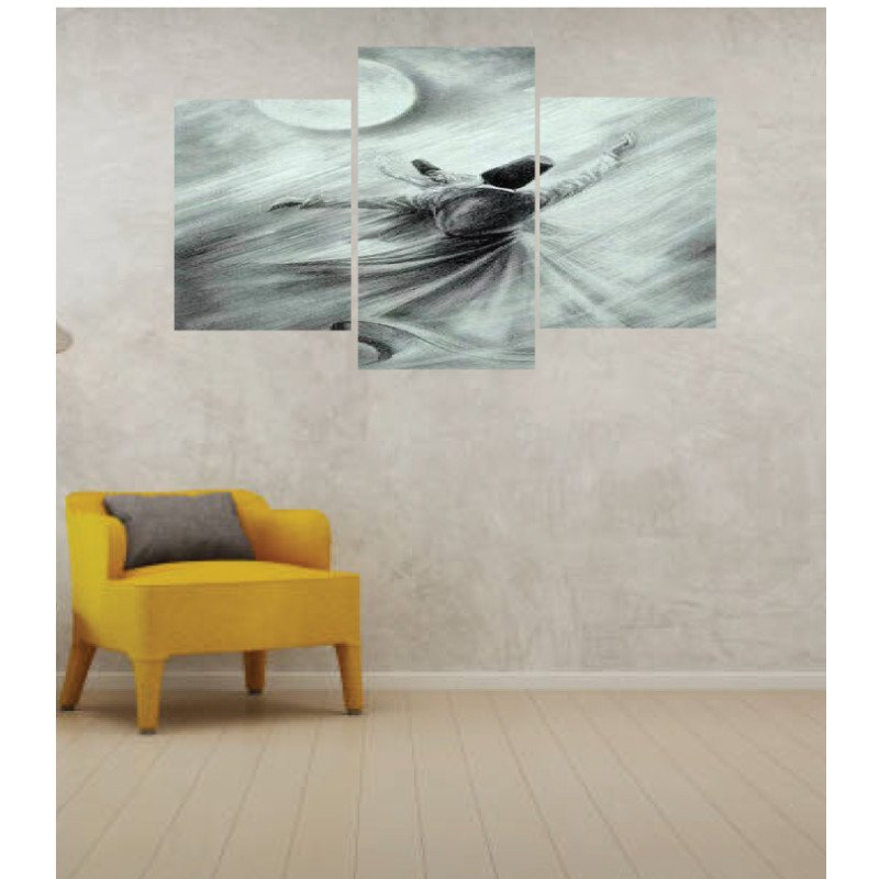 Wall Frames 3 Pieces Set Canvas – Digitally Printed Wall Canvas TI-9 view 1