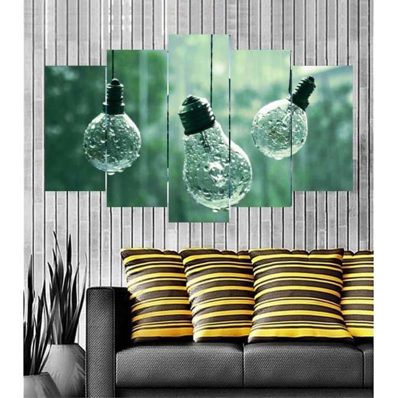 Wall Frames 5 Pieces Set Canvas - Digitally Printed Wall Canvas Frames post-10 view 1