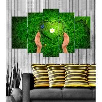 Wall Frames 5 Pieces Set Canvas - Digitally Printed Wall Canvas  post-100