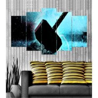 Wall Frames 5 Pieces Set Canvas - Digitally Printed Wall Canvas  post-105