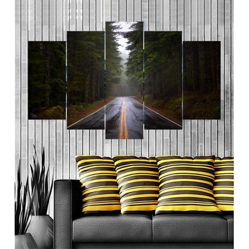 Wall Frames 5 Pieces Set Canvas - Digitally Printed Wall Canvas  post-11 view 1
