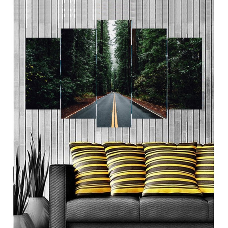 Wall Frames 5 Pieces Set Canvas - Digitally Printed Wall Canvas Frames post-13 view 1