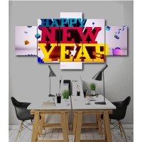 Wall Frames 5 Pieces Set Canvas - Digitally Printed Wall Canvas  post-158