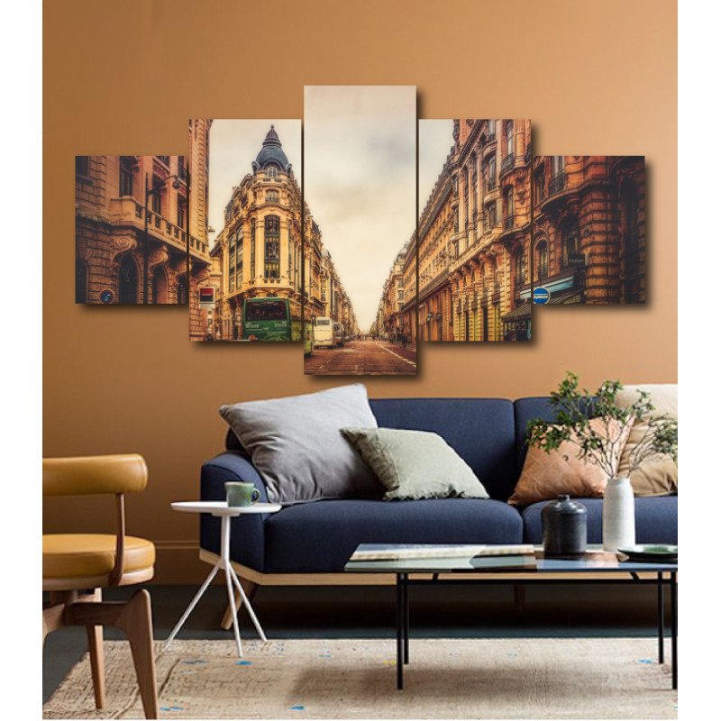 Wall Frames 5 Pieces Set Canvas - Digitally Printed Wall Canvas  post-166 view 1