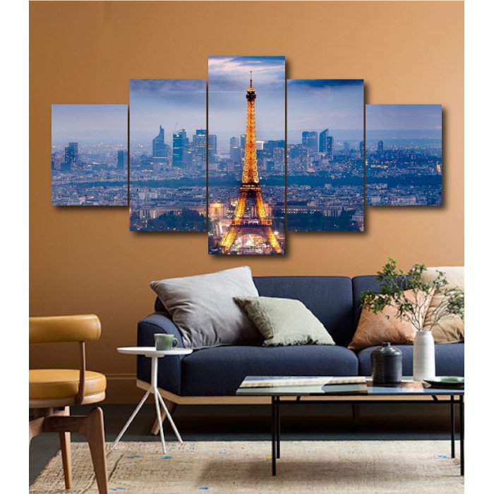Wall Frames 5 Pieces Set Canvas - Digitally Printed Wall Canvas  post-167