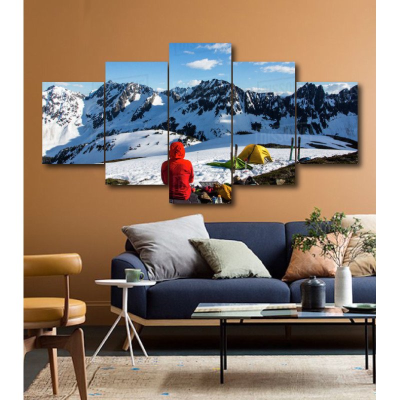 Wall Frames 5 Pieces Set Canvas - Digitally Printed Wall Canvas  post-187 view 1