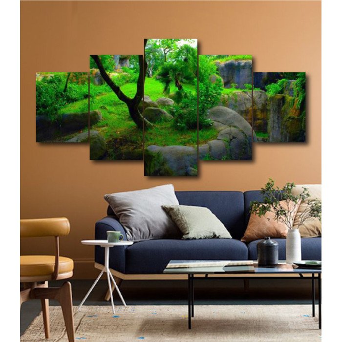Wall Frames 5 Pieces Set Canvas - Digitally Printed Wall Canvas  post-192