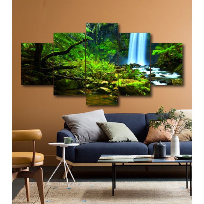 Wall Frames 5 Pieces Set Canvas - Digitally Printed Wall Canvas  post-193