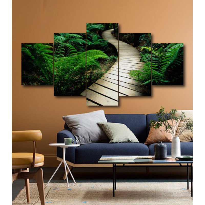 Wall Frames 5 Pieces Set Canvas - Digitally Printed Wall Canvas  post-194 view 1