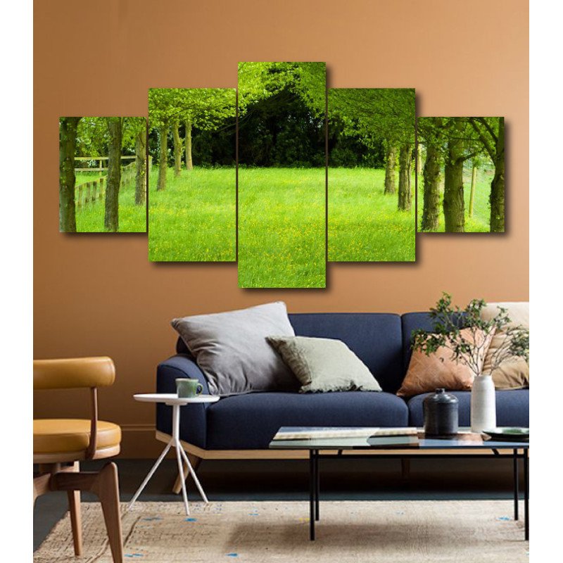 Wall Frames 5 Pieces Set Canvas - Digitally Printed Wall Canvas  post-199 view 1