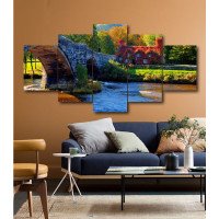 Wall Frames 5 Pieces Set Canvas - Digitally Printed Wall Canvas  post-201