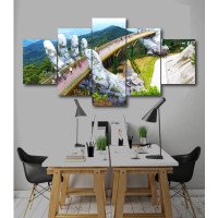 Wall Frames 5 Pieces Set Canvas - Digitally Printed Wall Canvas  post-209