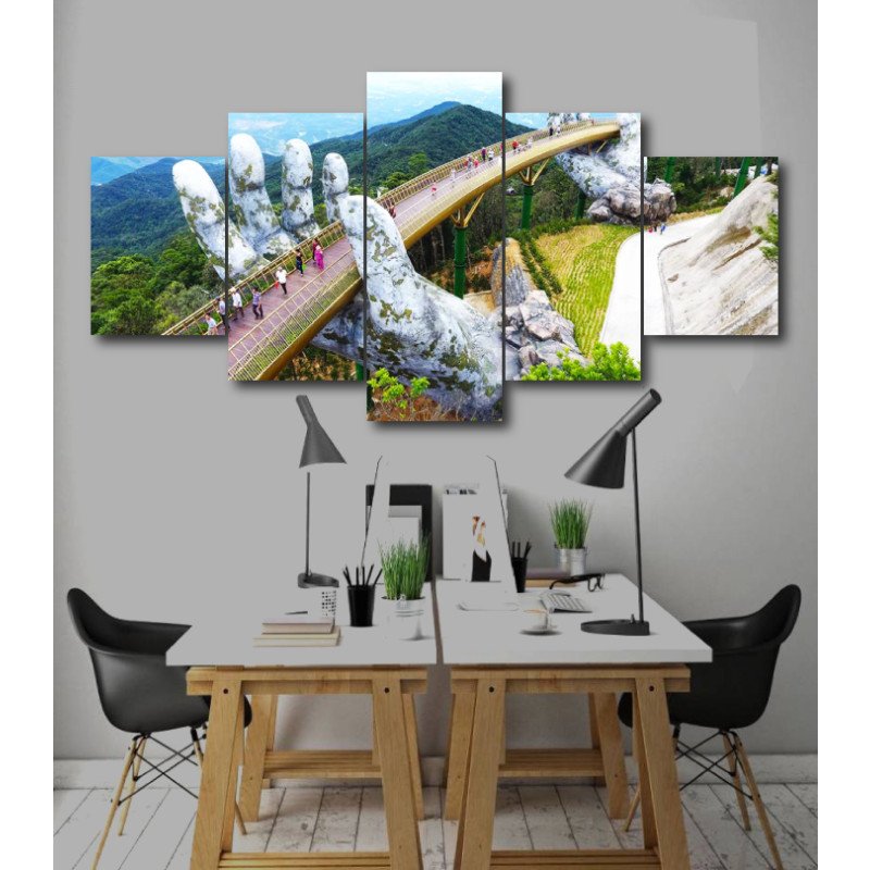 Wall Frames 5 Pieces Set Canvas - Digitally Printed Wall Canvas  post-209 view 1