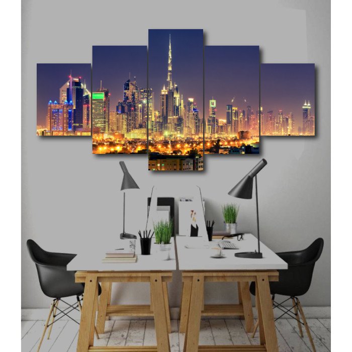 Wall Frames 5 Pieces Set Canvas - Digitally Printed Wall Canvas  post-213