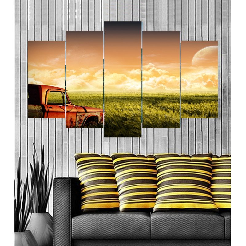 Wall Frames 5 Pieces Set Canvas - Digitally Printed Wall Canvas  post-22 view 1