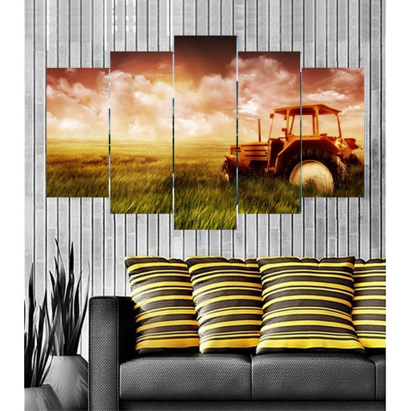 Wall Frames 5 Pieces Set Canvas - Digitally Printed Wall Canvas  post-23 view 1